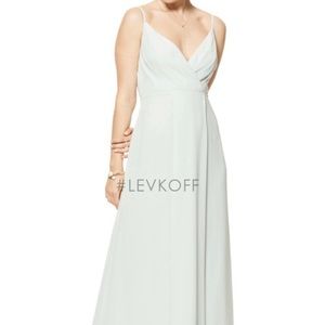 Bill Levkoff bridesmaid dress 7109 mist
